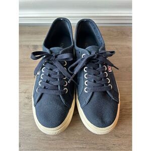 Superga canvas platform sneakers 7.5